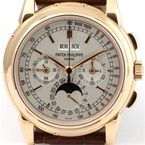 patek philippe moonphase chrono brown strap|Patek Philippe Perpetual Calendar Moonphase Chronograph.